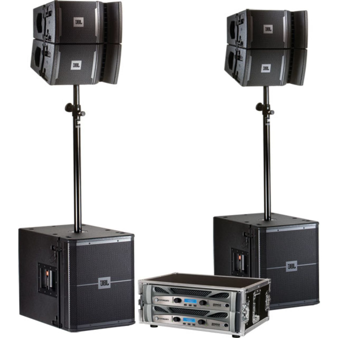 High Quality JBL VRX Line Array Speakers Available For a Superior Audio Experience.